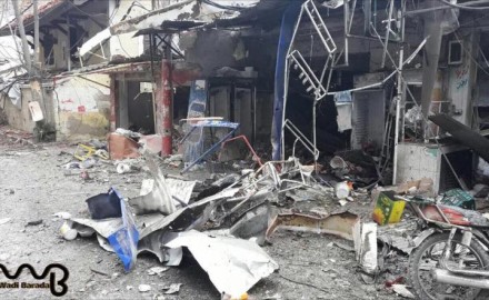سوريا:تواصل قصف وادي بردى ودمشق عطشى من طرف النظام