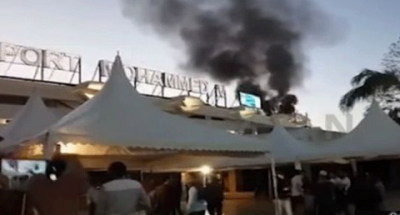 إندلاع حريق مهول  بمطار محمد الخامس قبل قليل (فيديو)