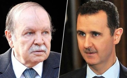 ماجوس نظام الجزائر العسكري يهنؤون بشار الأسد لقتله الشعب السوري بالغازات السامة