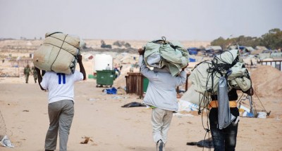 الشعب الصحراوي المحتل من طرف النظام الجزائري يعيش سجينا وسط الرمال والعطش